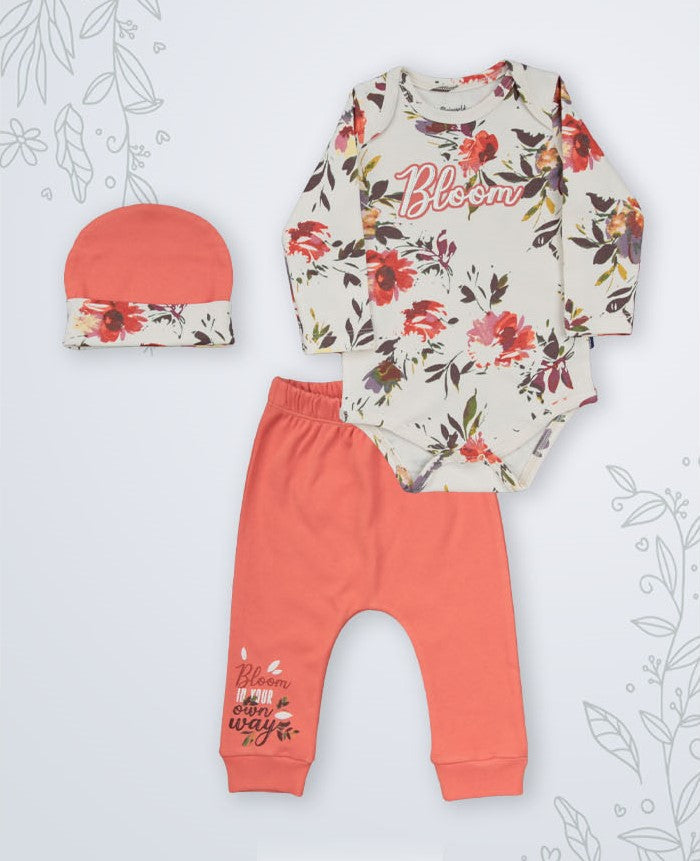 Ensemble de 3 pièces en Coton - Bloom