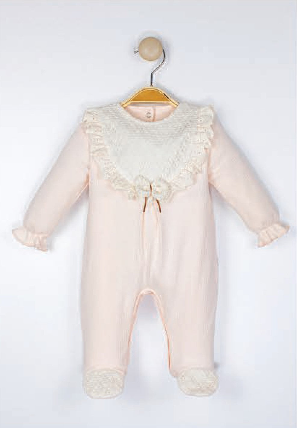 Grenouillère chic à dentelle pour fille