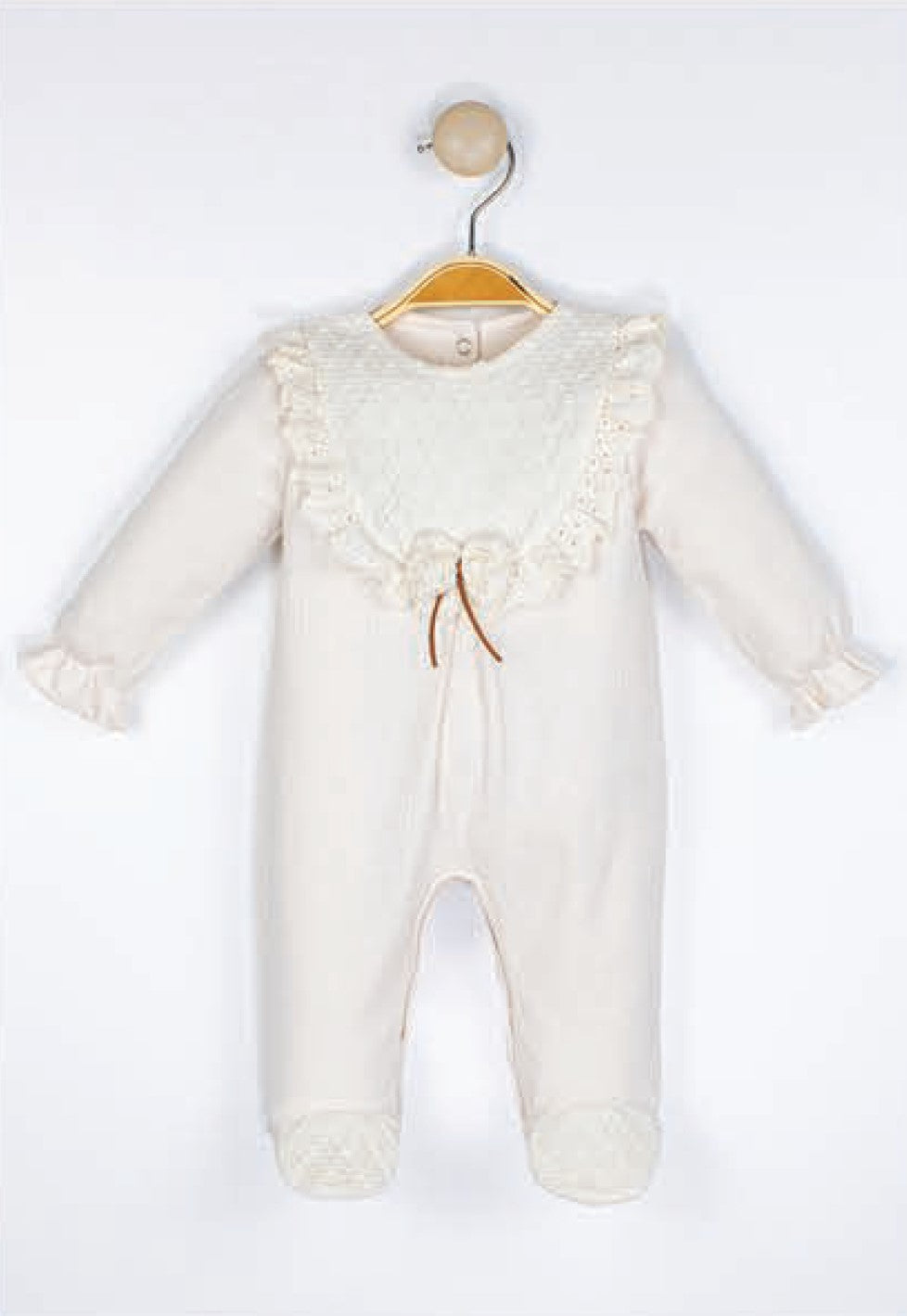 Grenouillère chic à dentelle pour fille