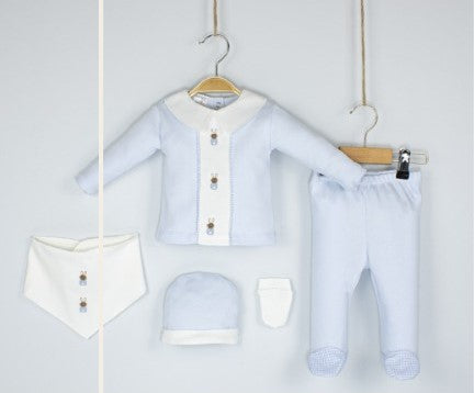 Ensemble de naissance de 5 pièces pour garçon - pack de naissance