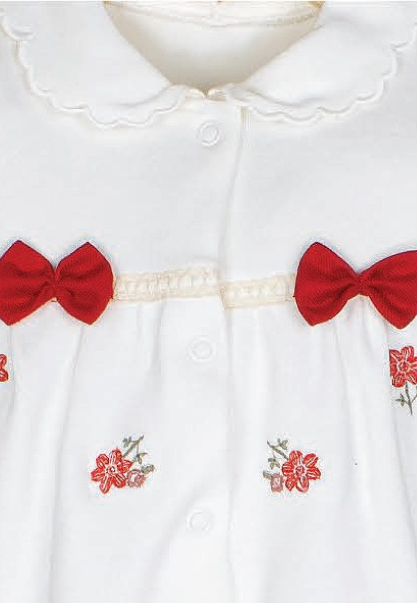 Ensemble de naissance de 5 pièces pour fille brodé - pack de naissance