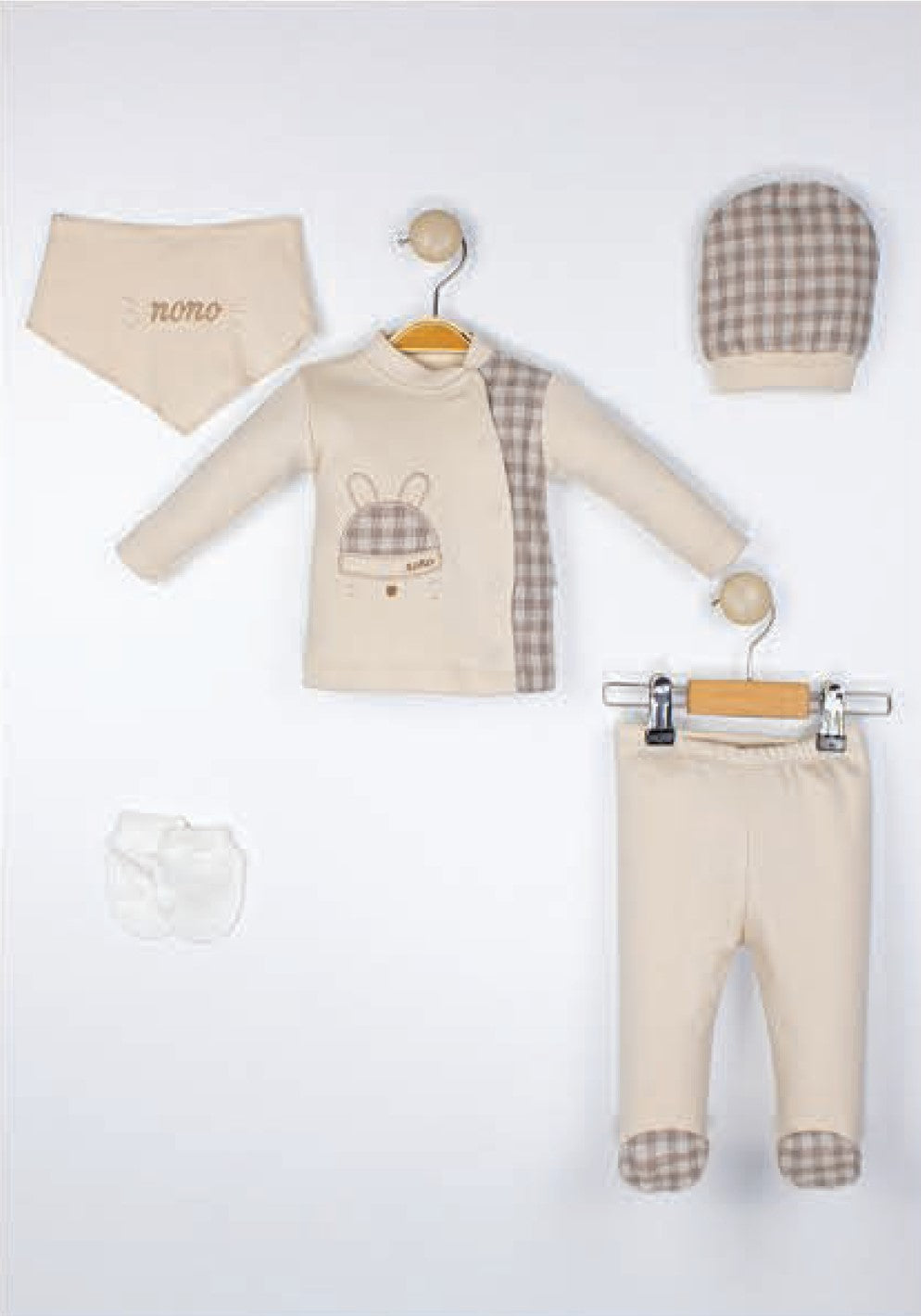 Ensemble de naissance de 5 pièces pour garçon - pack de naissance