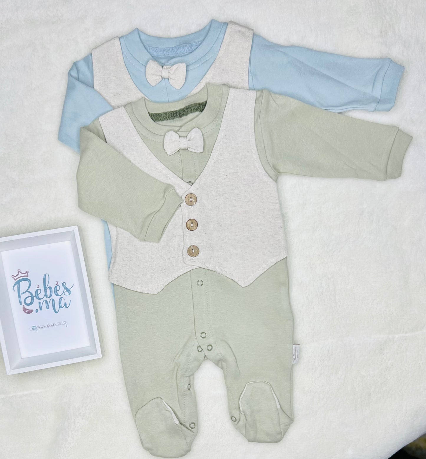 Grenouillère chic pour garçon