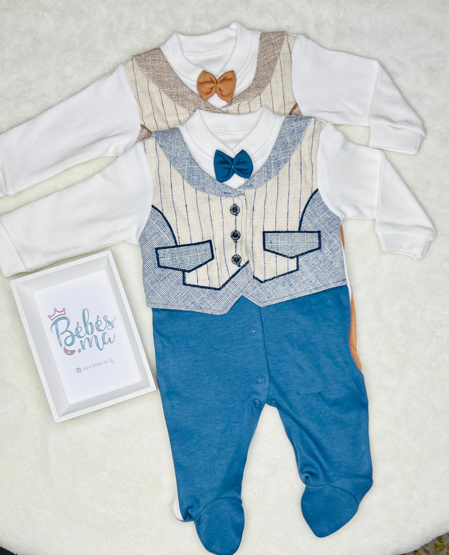 Grenouillère chic pour garçon