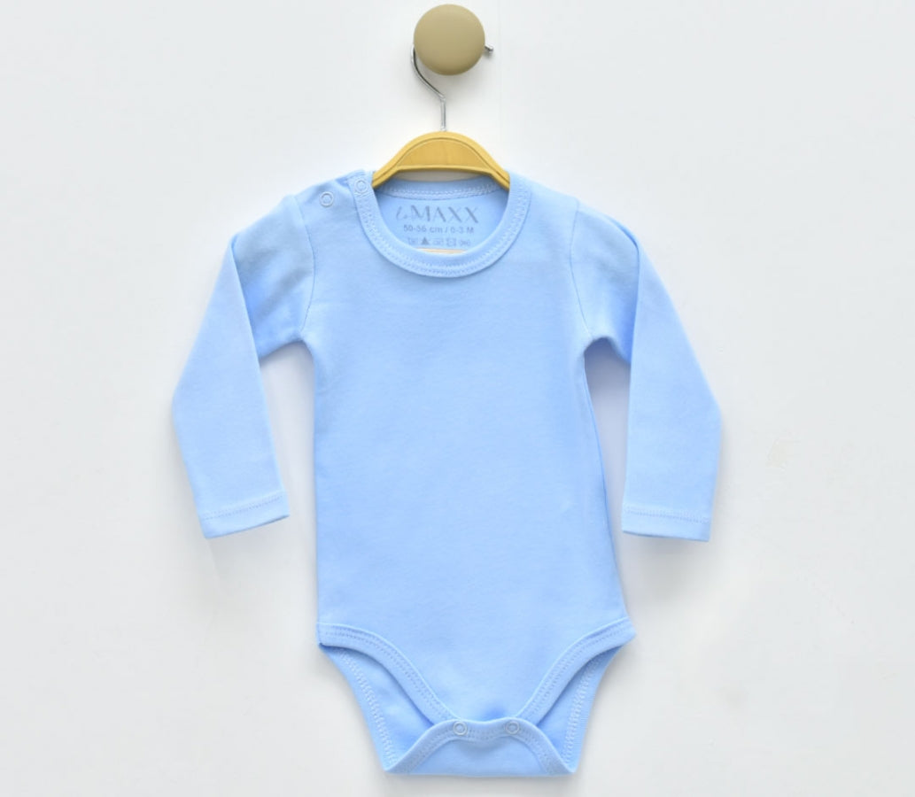 BODY À MANCHES LONGUES - Bleu