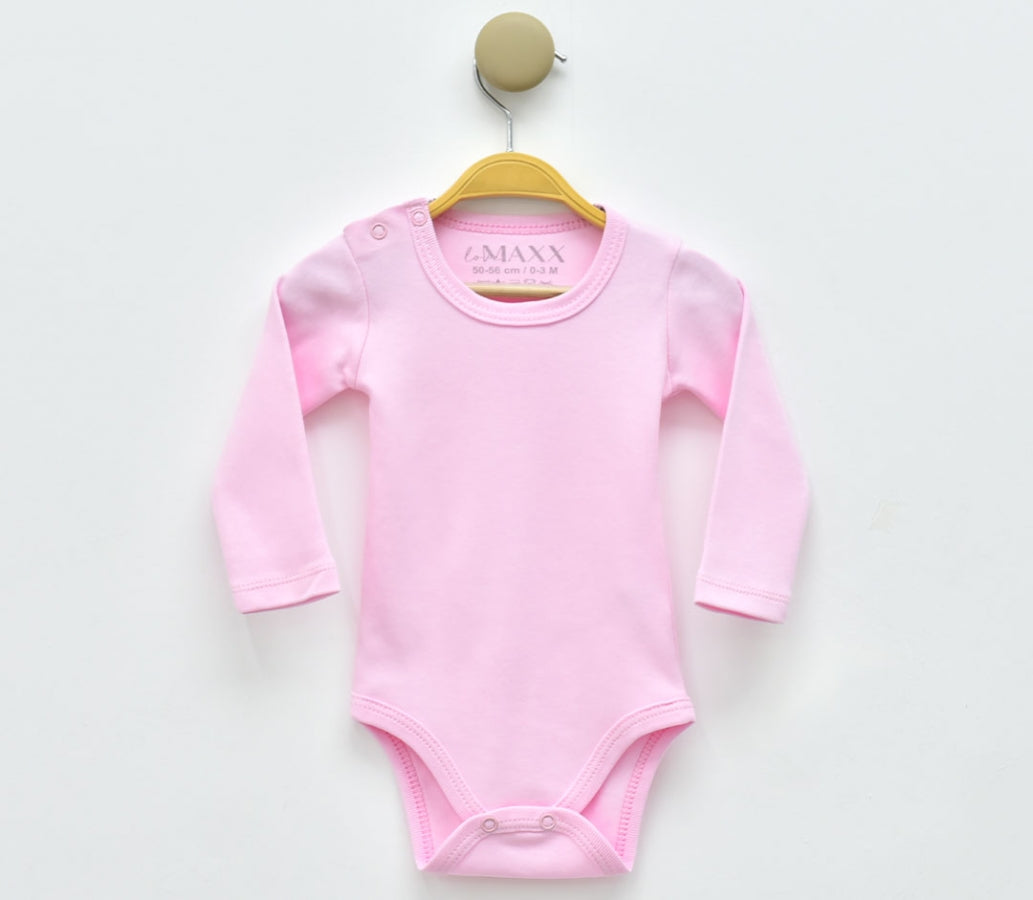 BODY À MANCHES LONGUES - Rose