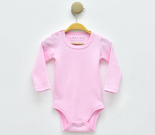 BODY À MANCHES LONGUES - Rose