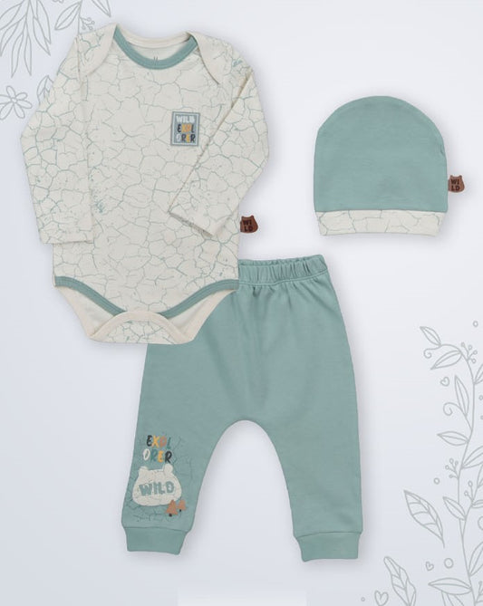 Ensemble de 3 pièces en Coton - Wild