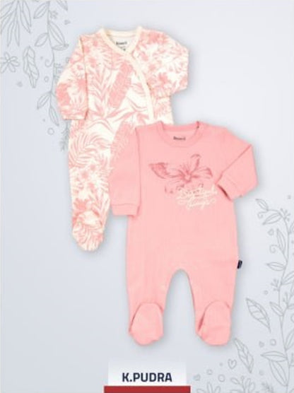 Lot de 2 Grenouillères en Coton