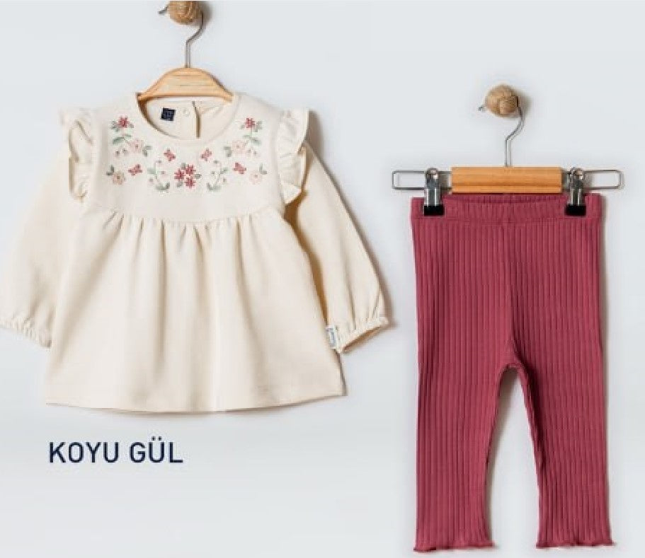 Ensemble 2 Pièces Bébé Fille