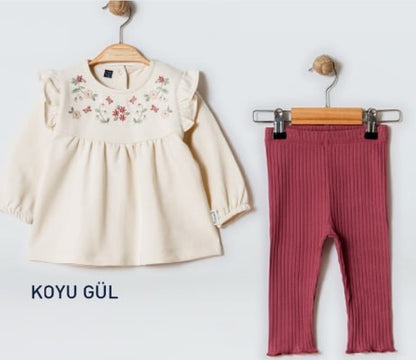 Ensemble 2 Pièces Bébé Fille