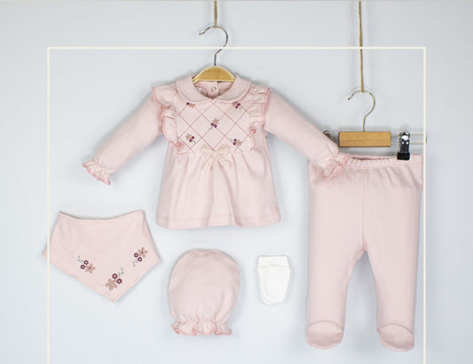 Ensemble de naissance de 5 pièces pour fille - pack de naissance