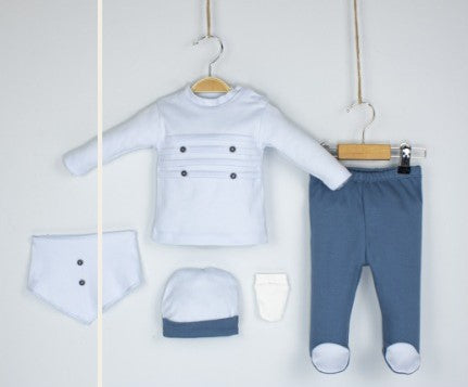 Ensemble de naissance de 5 pièces pour garçon - pack de naissance
