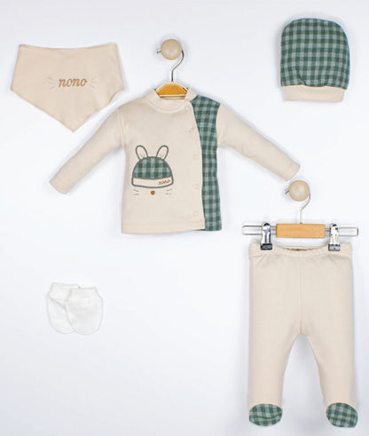 Ensemble de naissance de 5 pièces pour garçon - pack de naissance