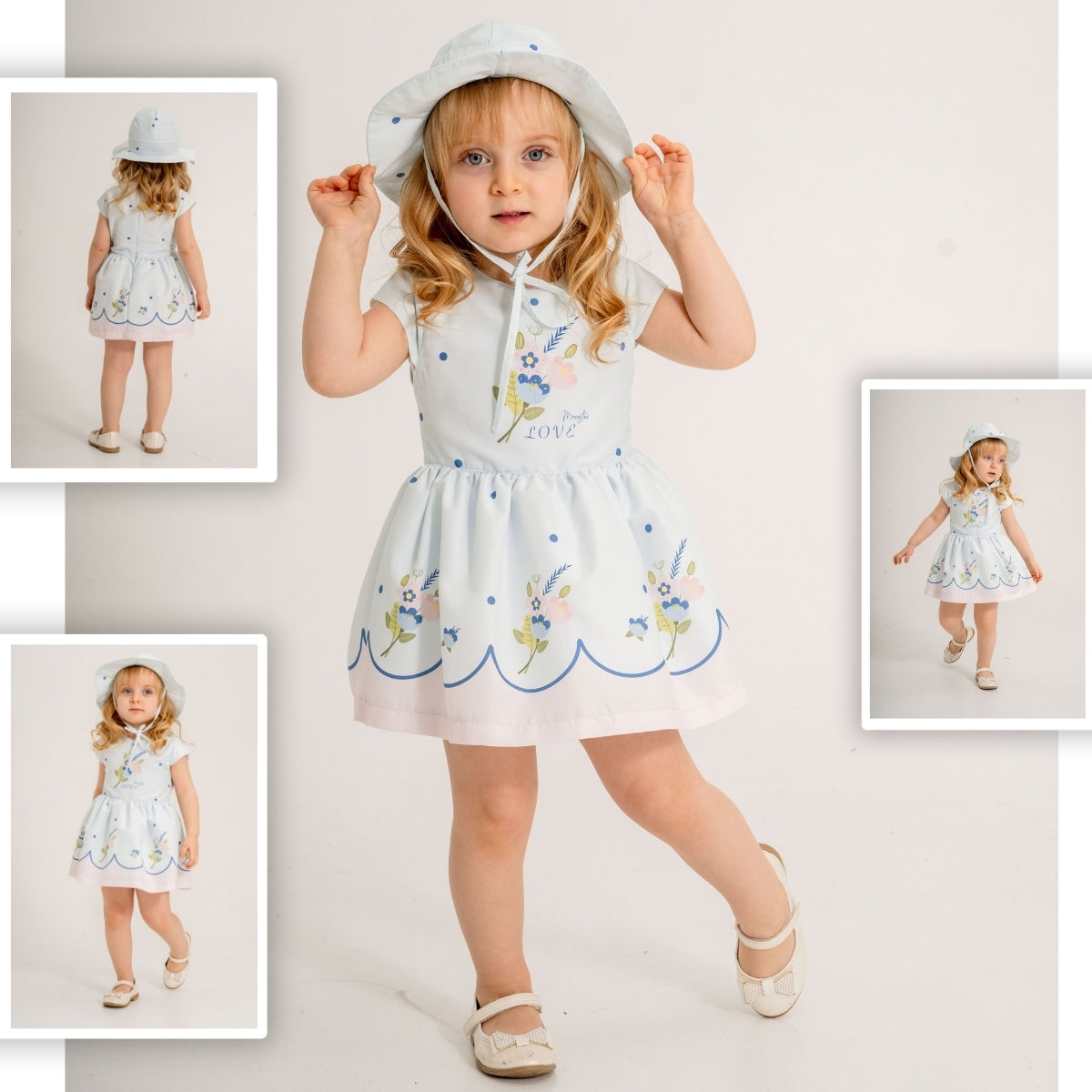 Robe chic avec Chapeau