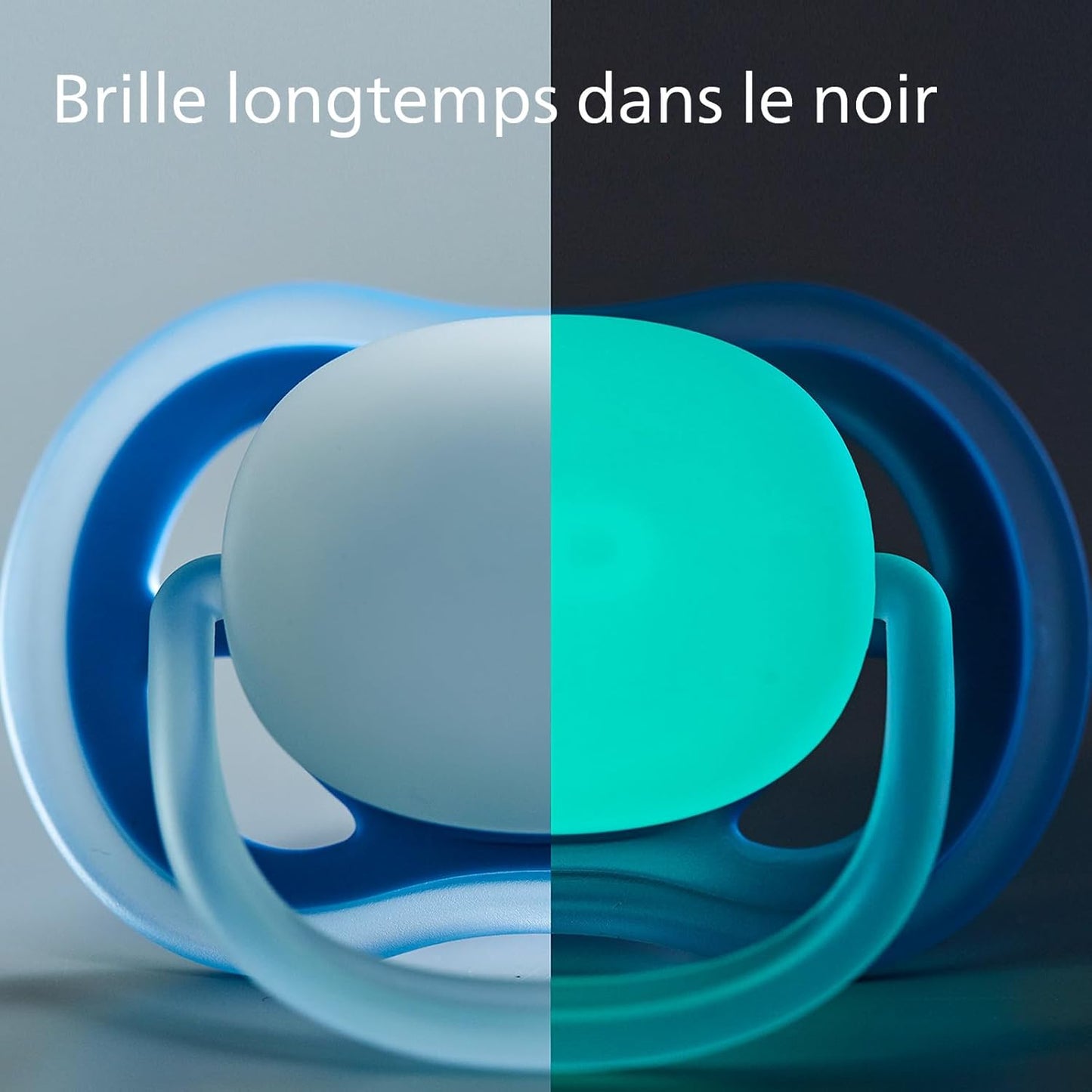 Philips Avent Sucette Ultra Air - 2 sucettes bébé légères et aérées pour bébés âgés de 6 à 18 mois, sans BPA et avec étui de transport stérilisateur (modèle SCF085/61)