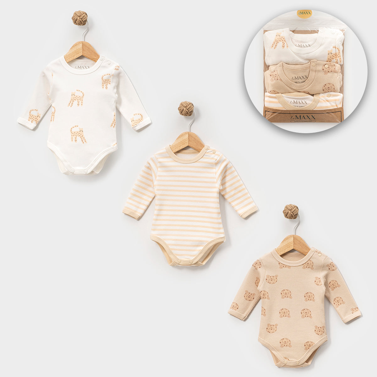 Pack de 3 bodies