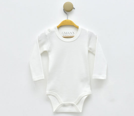 BODY À MANCHES LONGUES - Crème