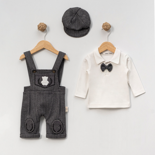 ENSEMBLE BÉBÉ GARÇON SALOPETTE