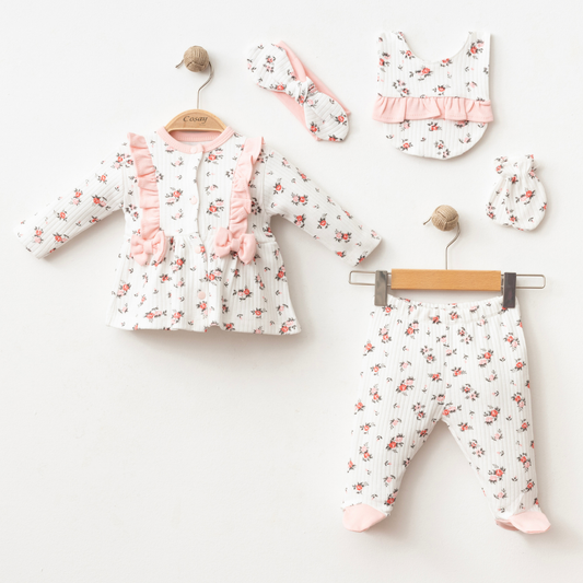 Pack de naissance de 5 pièces pour fille