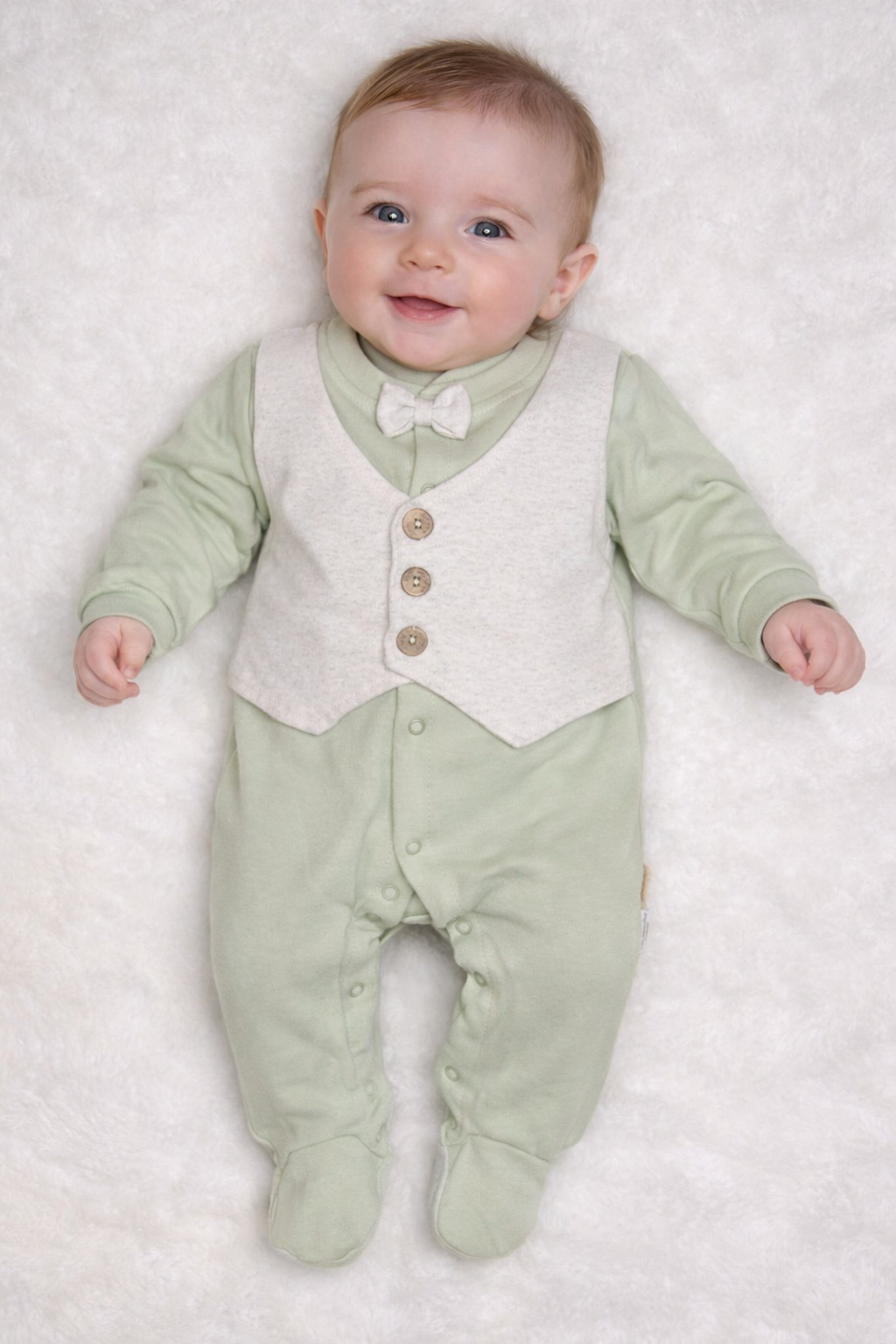 Grenouillère chic pour garçon