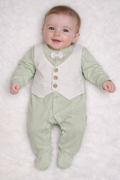 Grenouillère chic pour garçon