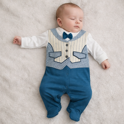 Grenouillère chic pour garçon