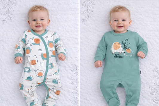 Lot de 2 Grenouillères en Coton