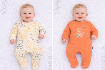 Lot de 2 Grenouillères en Coton