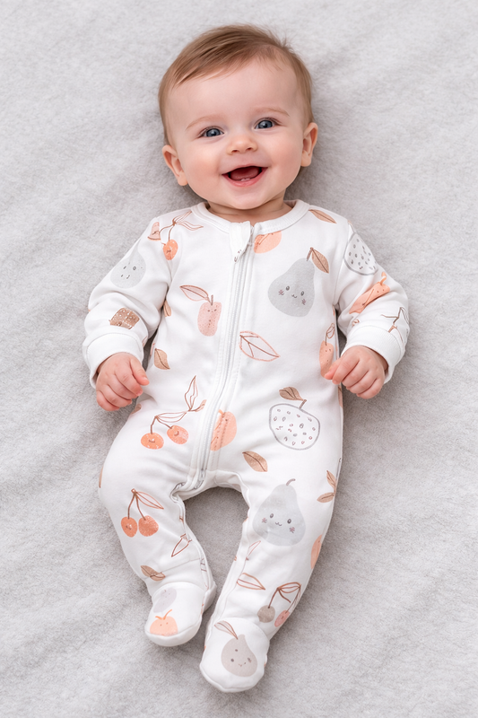 Grenouillère avec chaussettes intégrées