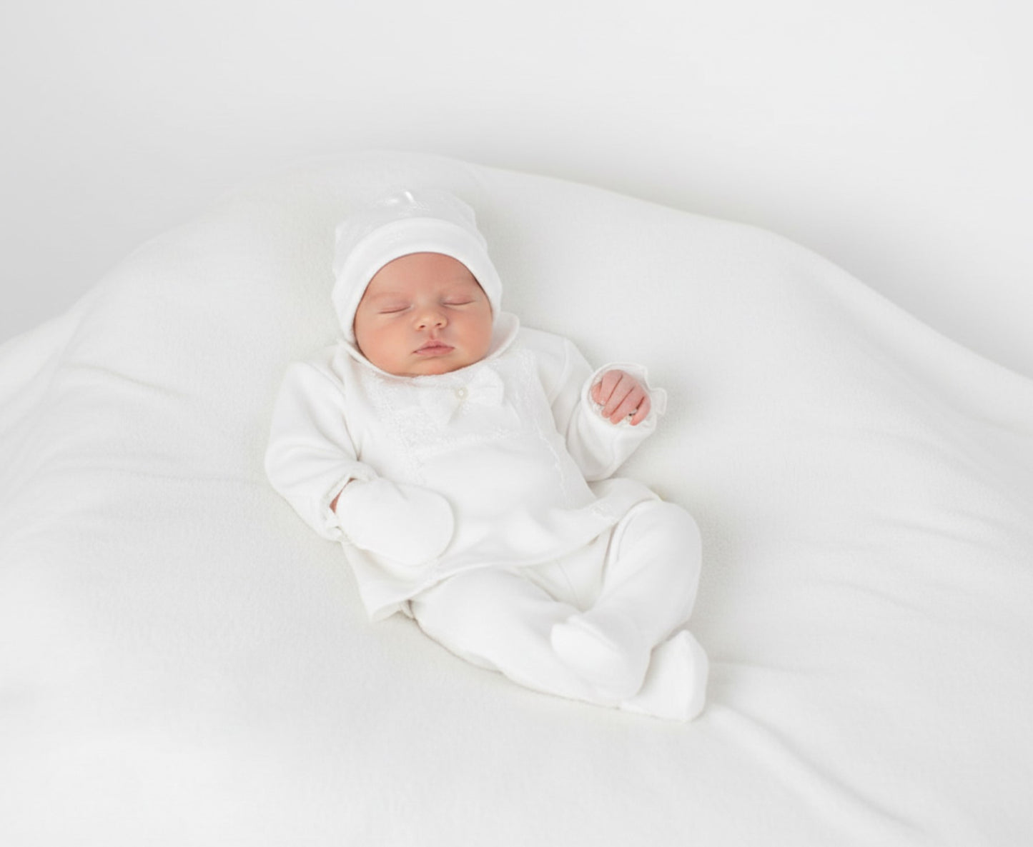 Ensemble de naissance de 5 pièces pour fille en dentelles - pack de naissance