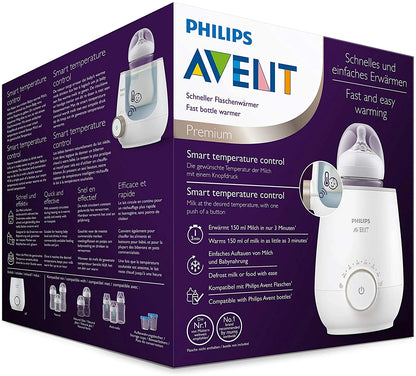 Philips Avent Premium - Chauffe-biberon rapide, avec contrôle intelligent de la température