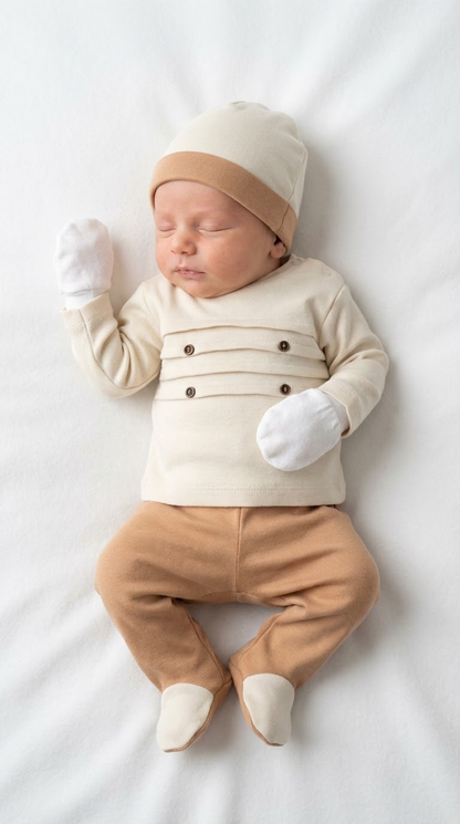 Ensemble de naissance de 5 pièces pour garçon - pack de naissance