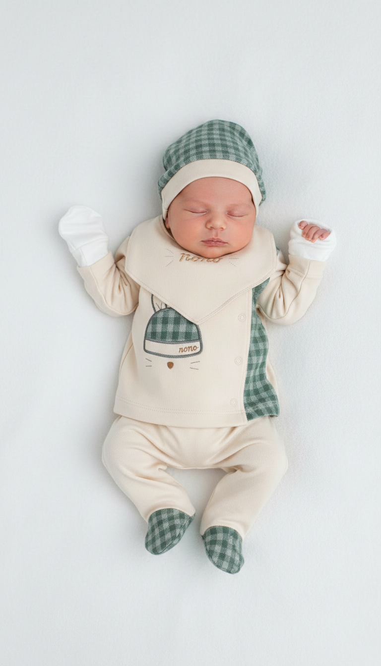 Ensemble de naissance de 5 pièces pour garçon - pack de naissance