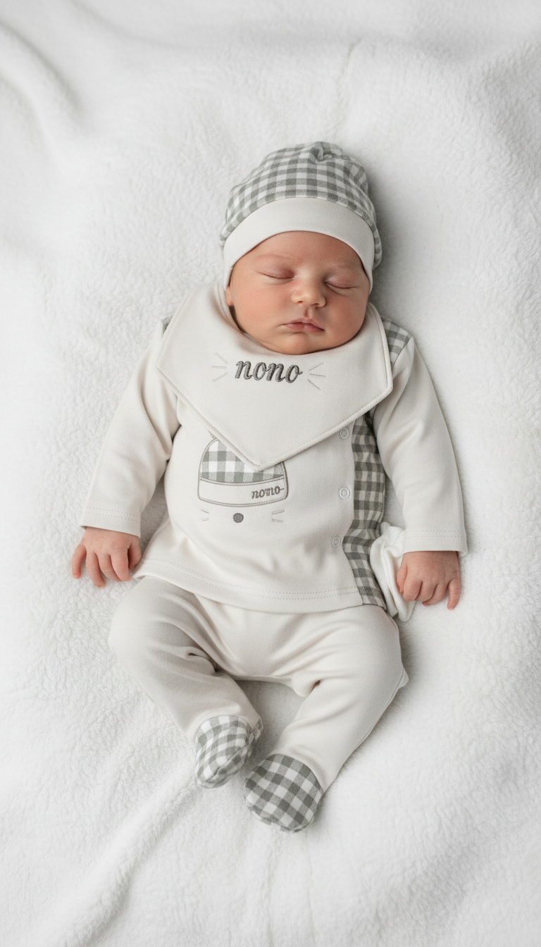 Ensemble de naissance de 5 pièces pour garçon - pack de naissance