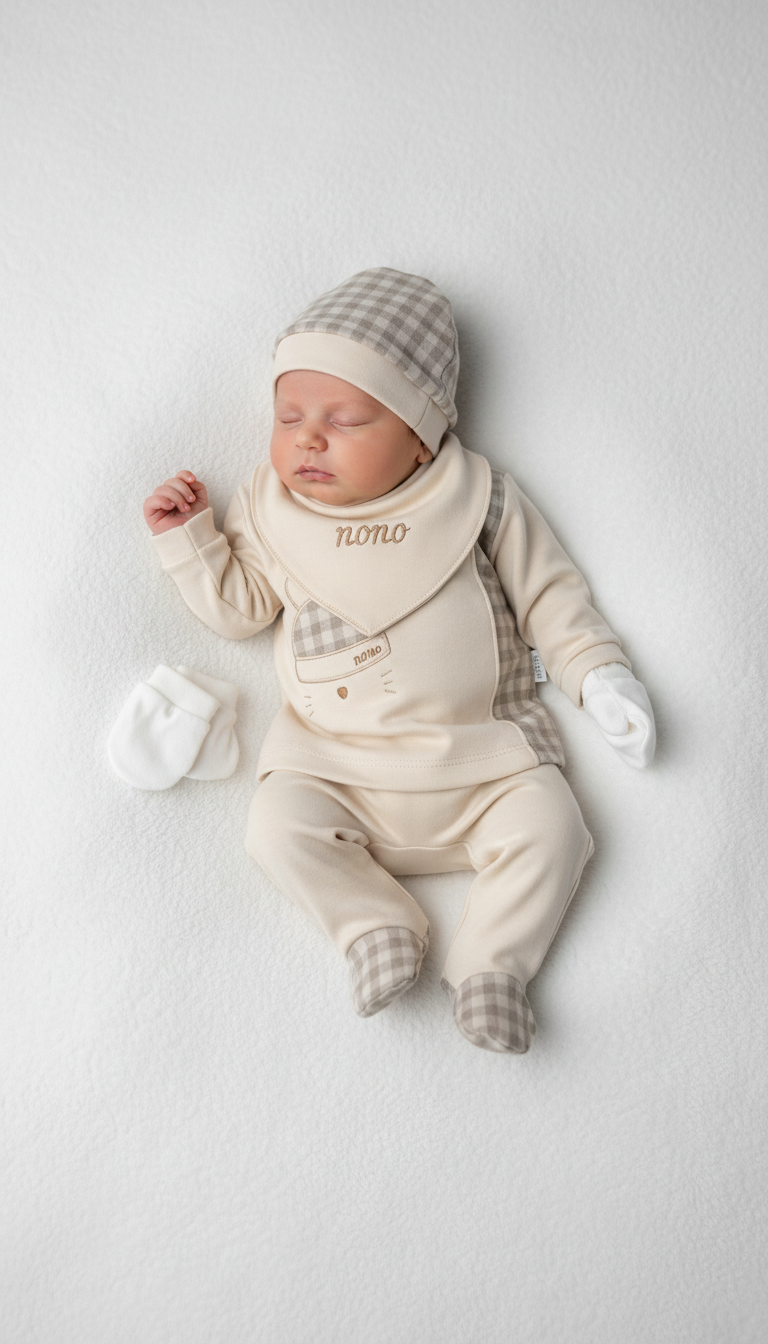 Ensemble de naissance de 5 pièces pour garçon - pack de naissance