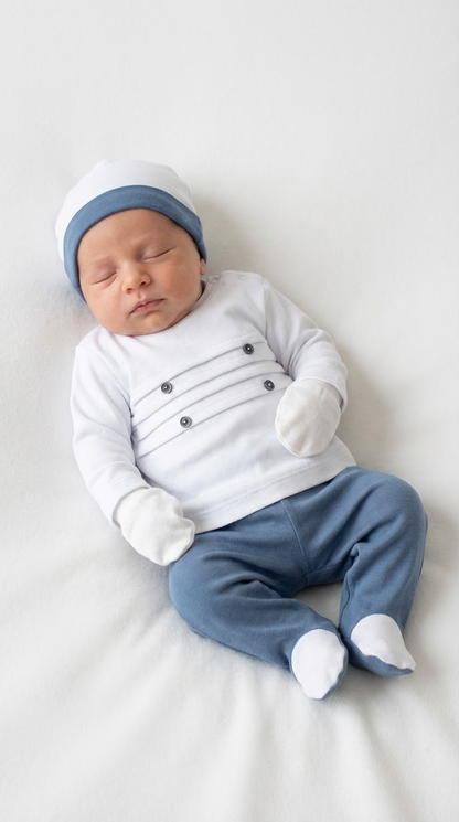 Ensemble de naissance de 5 pièces pour garçon - pack de naissance